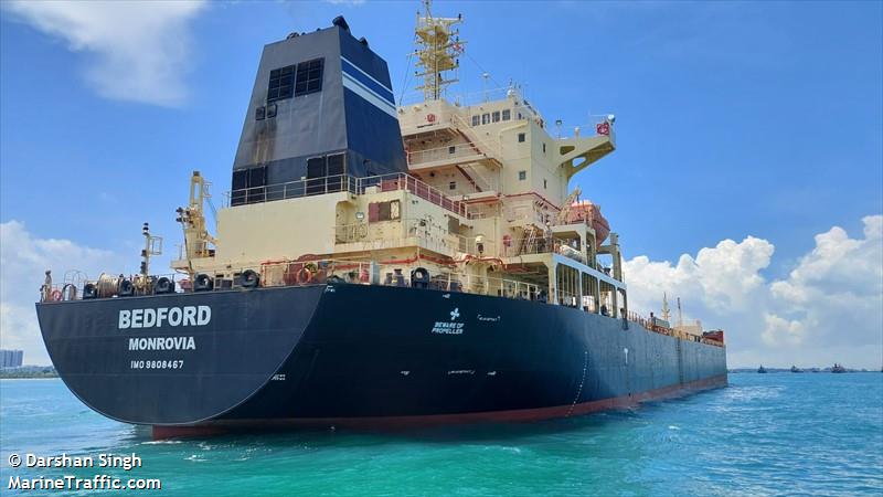 bedford (Crude Oil Tanker) - IMO 9808467, MMSI 636022019, Call Sign 5LGU5 under the flag of Liberia