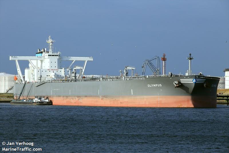 olympus (Crude Oil Tanker) - IMO 9941661, MMSI 636022487, Call Sign 5LJA6 under the flag of Liberia