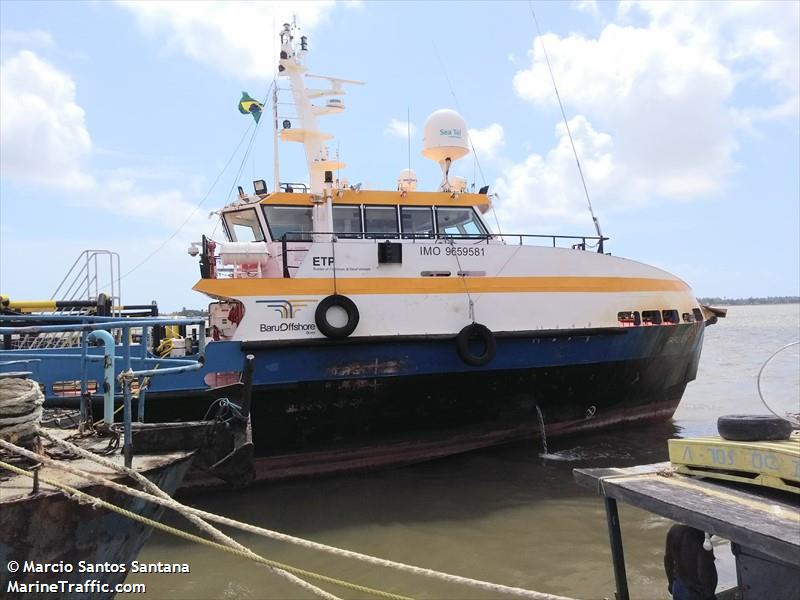 baru orion (Offshore Tug/Supply Ship) - IMO 9659581, MMSI 710028930, Call Sign PV2432 under the flag of Brazil