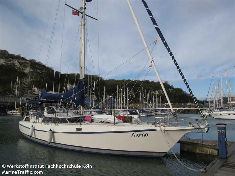 aloma (Sailing vessel) - IMO , MMSI 211136130, Call Sign DB6162 under the flag of Germany