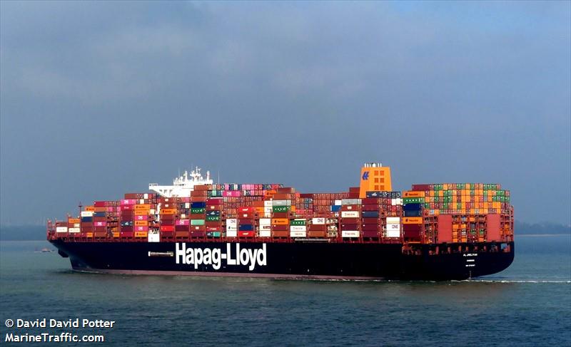 al jmeliyah (Container Ship) - IMO 9732357, MMSI 211886490, Call Sign DIFL2 under the flag of Germany
