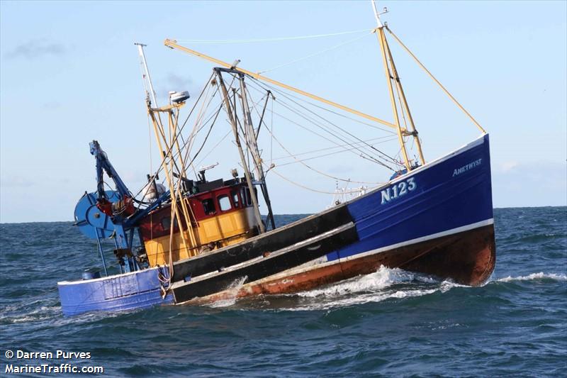 amethyst (Fishing vessel) - IMO , MMSI 235006436, Call Sign ZIUNP under the flag of United Kingdom (UK)