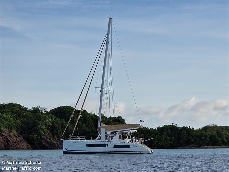la walkyrie (Pleasure craft) - IMO , MMSI 329017580 under the flag of Guadeloupe