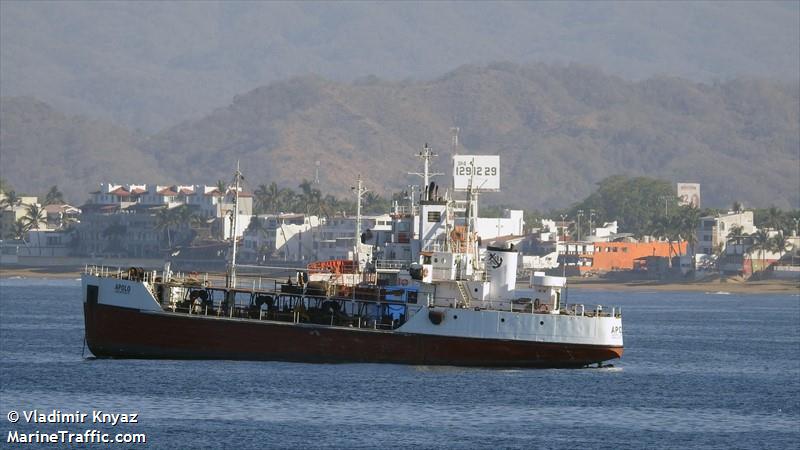 apolo (Oil Products Tanker) - IMO 8972754, MMSI 345160001, Call Sign XCQF under the flag of Mexico