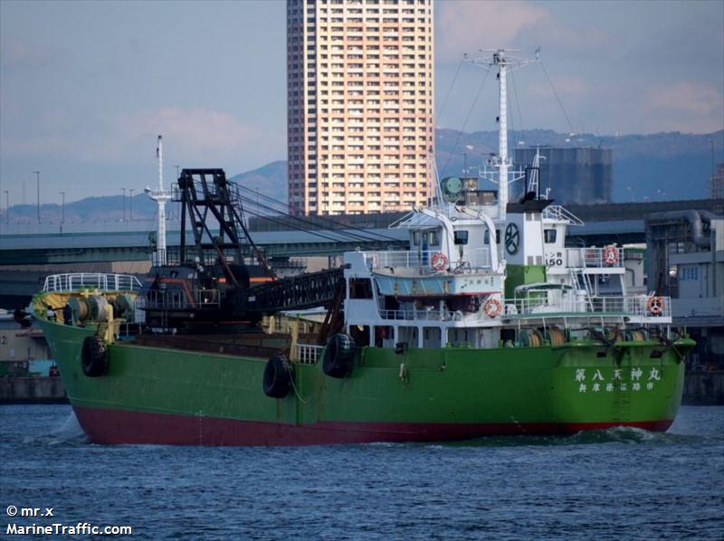 no8tenjinmaru (Cargo ship) - IMO , MMSI 431300323, Call Sign JJ3829 under the flag of Japan