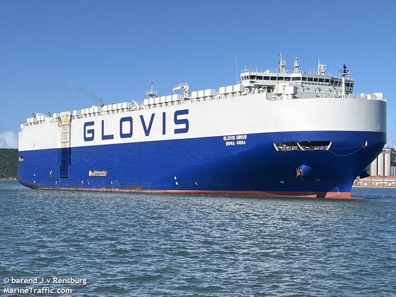 glovis sirius (Vehicles Carrier) - IMO 9749582, MMSI 440258000, Call Sign D7HG under the flag of Korea