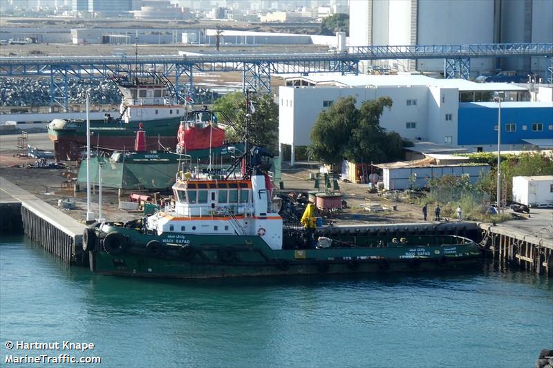 wadi safad (Tug) - IMO 9185982, MMSI 470533000, Call Sign A6E2691 under the flag of UAE