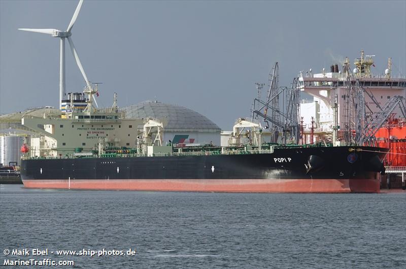 popi p (Crude Oil Tanker) - IMO 9934319, MMSI 538009986, Call Sign V7A5425 under the flag of Marshall Islands