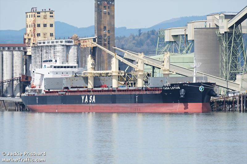 yasa lotus (Bulk Carrier) - IMO 9955624, MMSI 538010426, Call Sign V7A6020 under the flag of Marshall Islands