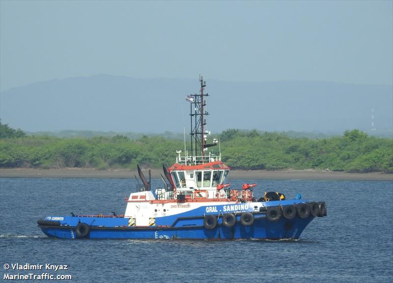 a.c.sandino (Tug) - IMO 9780031, MMSI 542380110, Call Sign E6MR2 under the flag of Niue