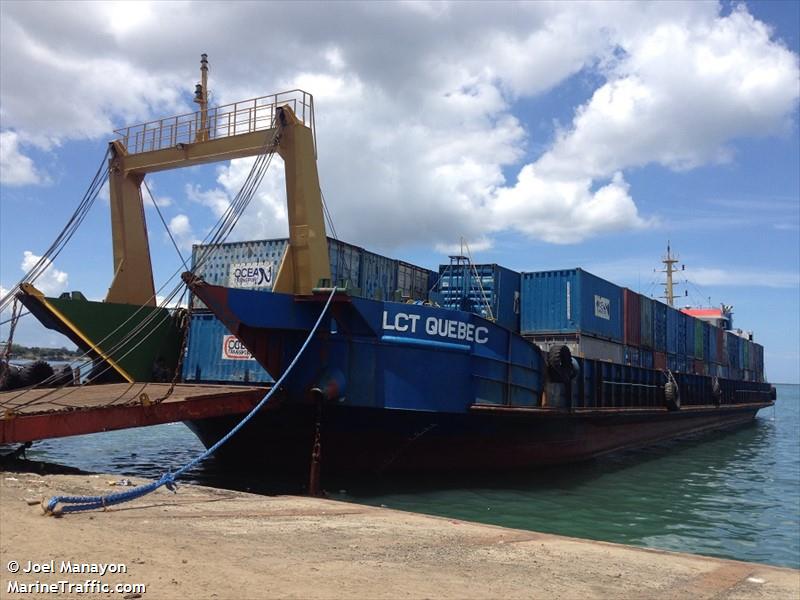 lct quebec (Deck Cargo Ship) - IMO 8779970, MMSI 548562500, Call Sign DUH3855 under the flag of Philippines