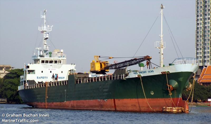 jake vincent ocho (General Cargo Ship) - IMO 9084023, MMSI 572558210 under the flag of Tuvalu