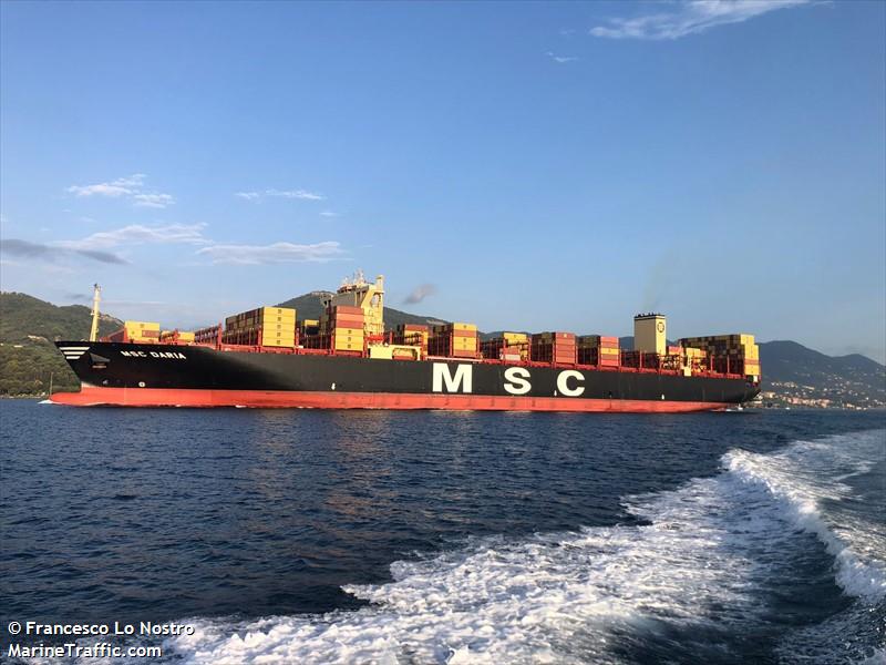 msc daria (Container Ship) - IMO 9927287, MMSI 636022441, Call Sign 5LIU8 under the flag of Liberia