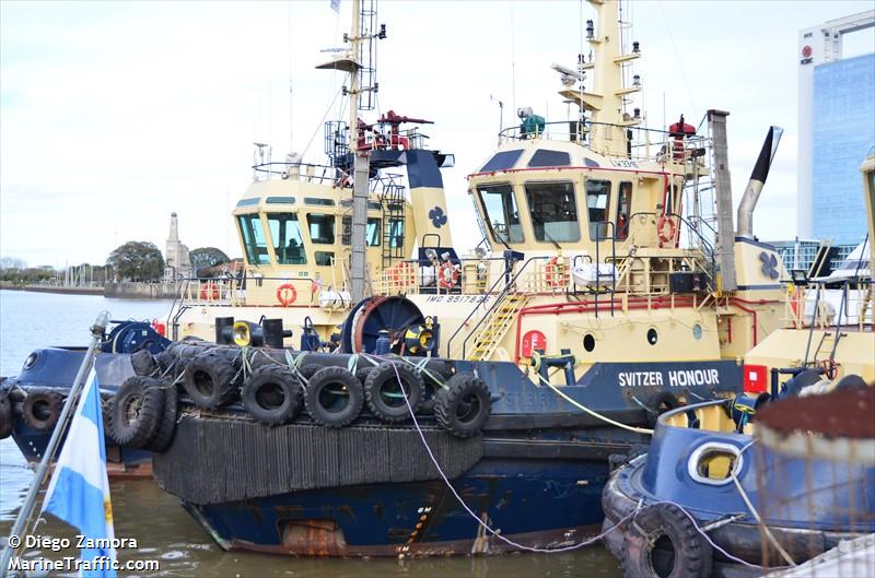 svitzer honour (Tug) - IMO 9517836, MMSI 701006710, Call Sign LW3346 under the flag of Argentina