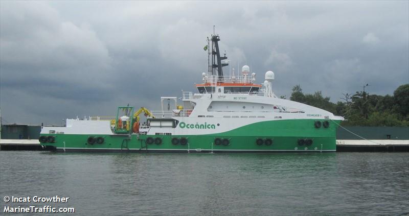 oceanicasub v (Offshore Support Vessel) - IMO 9778181, MMSI 710031370, Call Sign PV3329 under the flag of Brazil