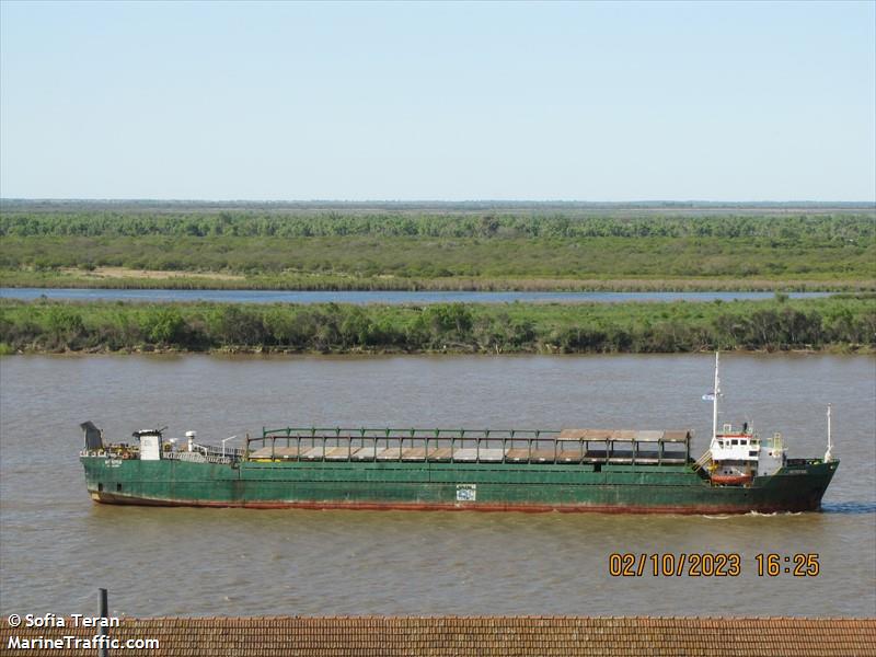 intrepido (Ro-Ro Cargo Ship) - IMO 8408466, MMSI 755109000, Call Sign ZPTO under the flag of Paraguay