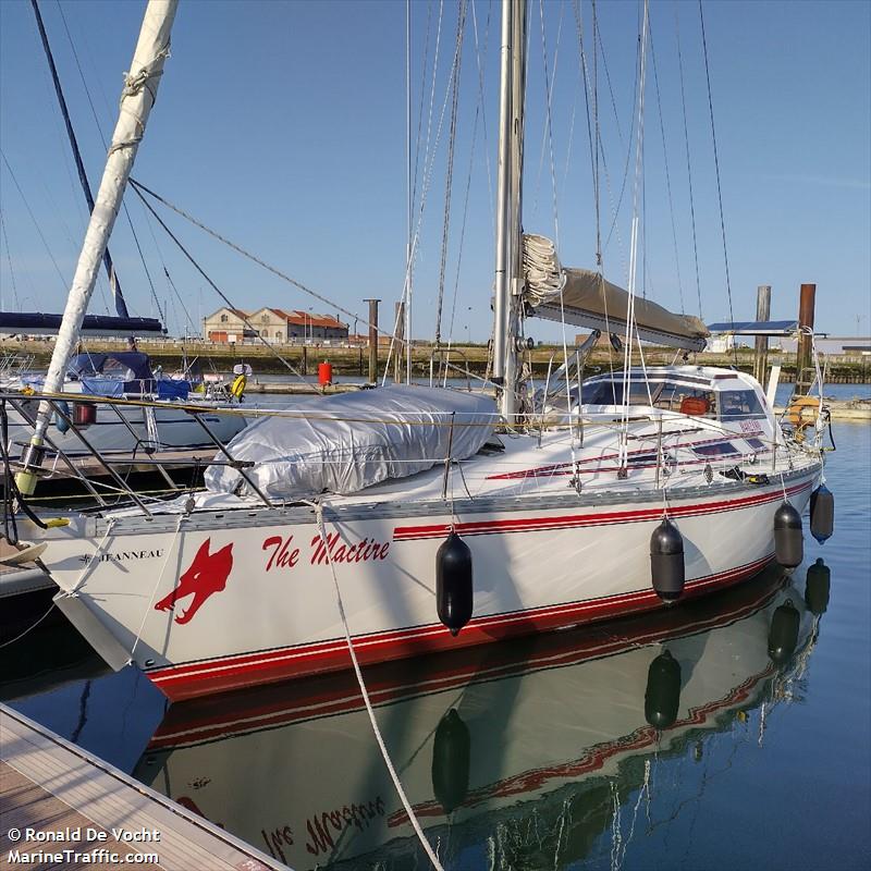 the mactire (Sailing vessel) - IMO , MMSI 205244870, Call Sign OQ2448 under the flag of Belgium