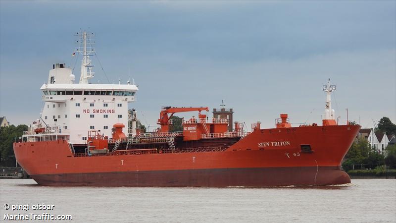 sten triton (Chemical/Oil Products Tanker) - IMO 9322695, MMSI 255954000, Call Sign CQYH under the flag of Madeira