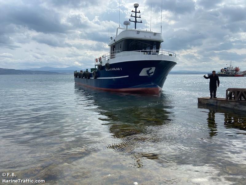 basaranlar 1 (Fishing vessel) - IMO , MMSI 271048339, Call Sign TCA3172 under the flag of Turkey