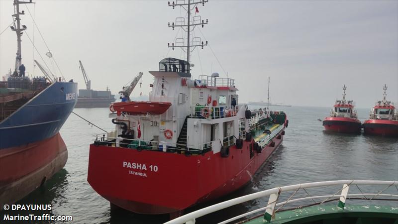pasha 10 (Tanker (HAZ-B)) - IMO , MMSI 271051016, Call Sign TCA7352 under the flag of Turkey