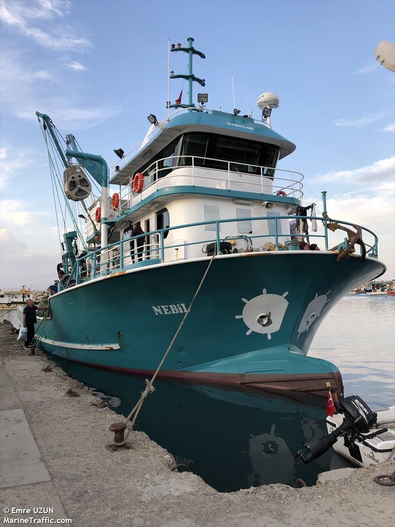 nebil (Fishing vessel) - IMO , MMSI 271072480, Call Sign TC2768 under the flag of Turkey