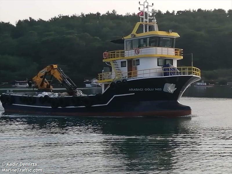 arabacioglu 1453 (Fishing vessel) - IMO , MMSI 271073211, Call Sign TCA4563 under the flag of Turkey
