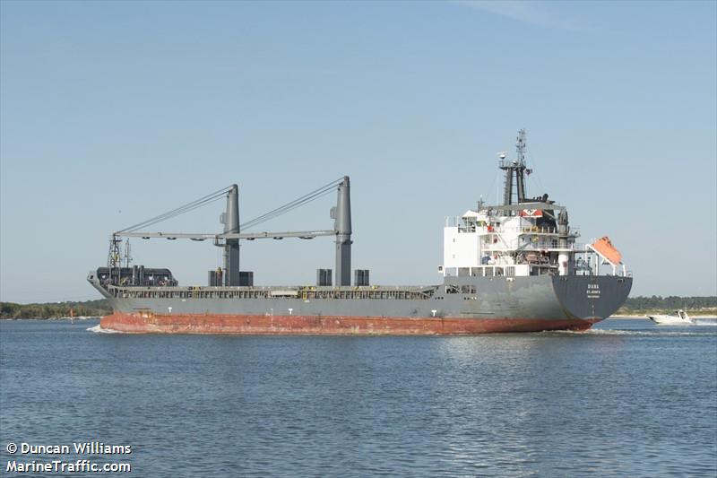 rig (General Cargo Ship) - IMO 8801137, MMSI 305042000, Call Sign V2QY8 under the flag of Antigua & Barbuda