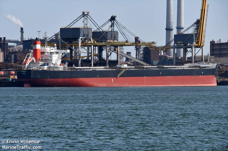 popeye (Bulk Carrier) - IMO 9599078, MMSI 311001257, Call Sign C6GI7 under the flag of Bahamas