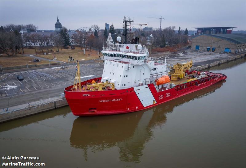 vincent massey (Offshore Tug/Supply Ship) - IMO 9199622, MMSI 316145000, Call Sign CGVM under the flag of Canada