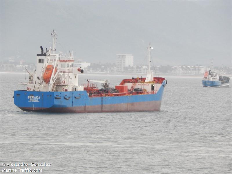 beraca (Oil Products Tanker) - IMO 9486752, MMSI 345140020, Call Sign XCBB8 under the flag of Mexico