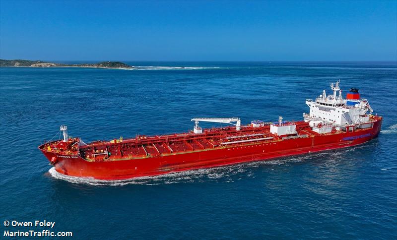 cypress sun (Chemical/Oil Products Tanker) - IMO 9911551, MMSI 352002171, Call Sign 3E3838 under the flag of Panama