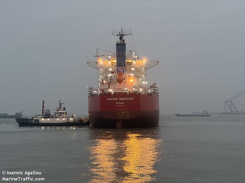 navios meridian (Bulk Carrier) - IMO 9947237, MMSI 352002283, Call Sign 3E3500 under the flag of Panama
