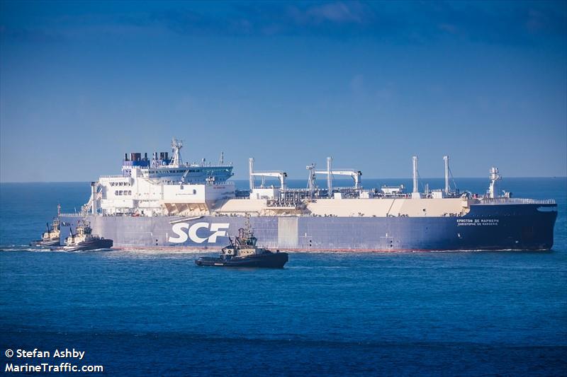 chris. de margerie (LNG Tanker) - IMO 9737187, MMSI 352002442, Call Sign 3E4097 under the flag of Panama