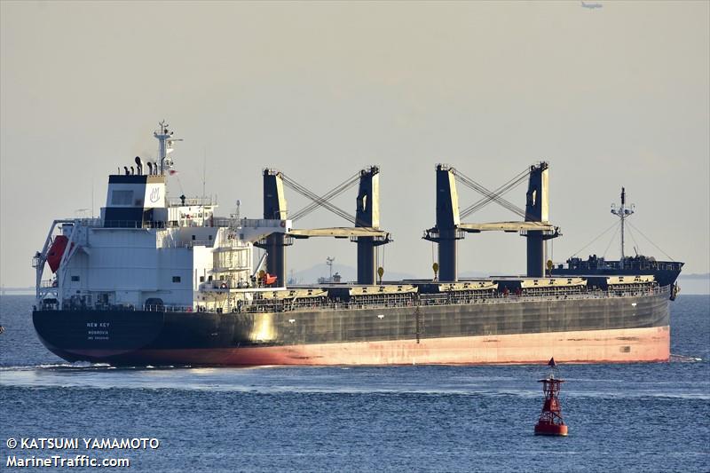 new key (Bulk Carrier) - IMO 9932646, MMSI 636022035, Call Sign 5LGW4 under the flag of Liberia