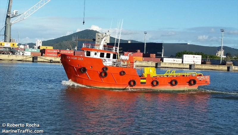 sea moby dick (Tug) - IMO , MMSI 710537301, Call Sign PQ 9015 under the flag of Brazil