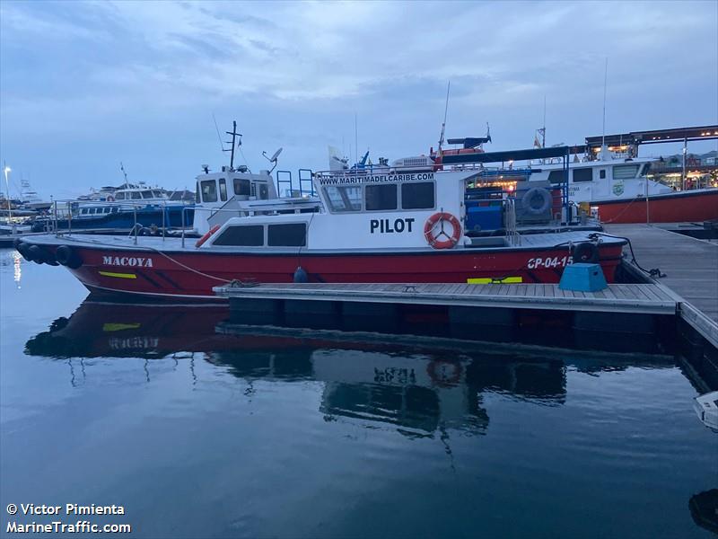 macoya (Pilot) - IMO , MMSI 730151928, Call Sign HKSX7 under the flag of Colombia