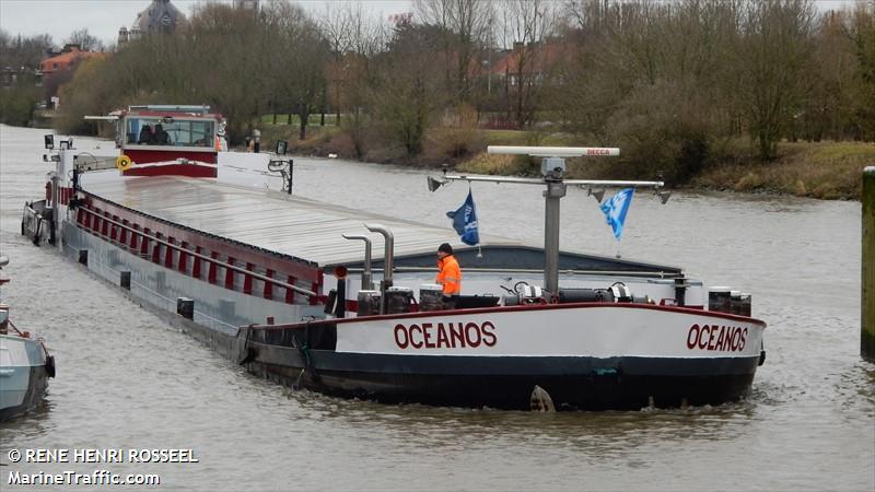 oceanos (Cargo ship) - IMO , MMSI 205367590, Call Sign OT3675 under the flag of Belgium