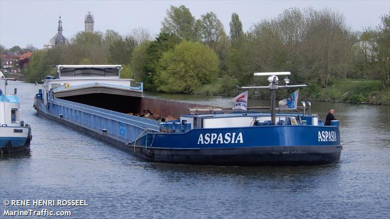 aspasia (Other type) - IMO , MMSI 205399290, Call Sign OT3992 under the flag of Belgium