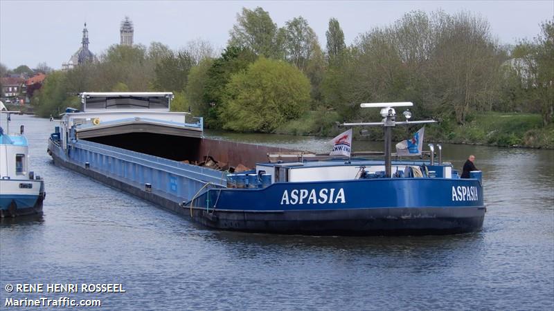 aspasia (Cargo ship) - IMO , MMSI 205399290, Call Sign OT3992 under the flag of Belgium