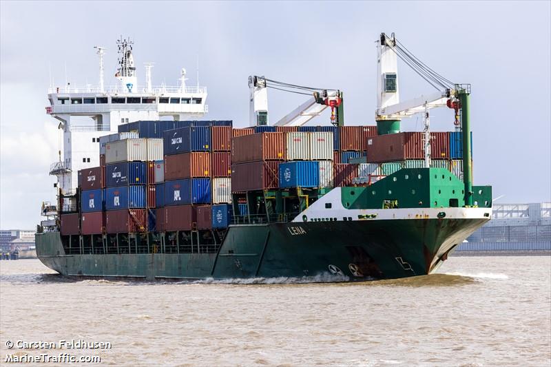 lena (Container Ship) - IMO 9347750, MMSI 210740000, Call Sign 5BYF3 under the flag of Cyprus