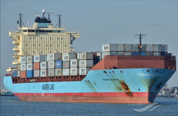 maersk newport (Container Ship) - IMO 9356127, MMSI 219223000, Call Sign OZDJ2 under the flag of Denmark