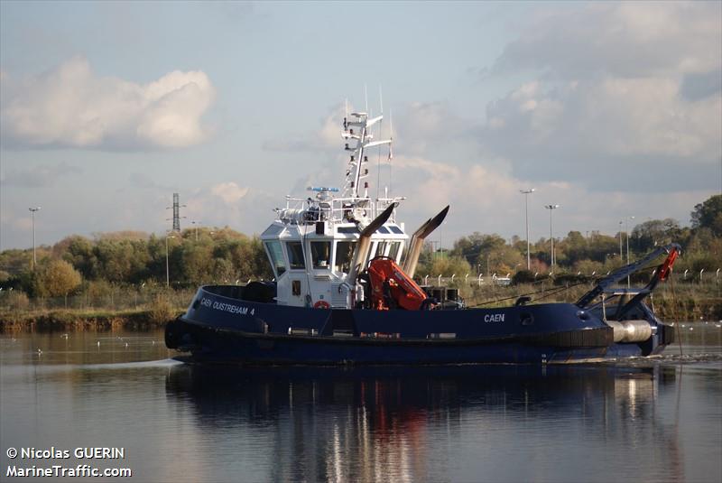 caen ouistreham 4 (Tug) - IMO , MMSI 227186230, Call Sign FAB2751 under the flag of France