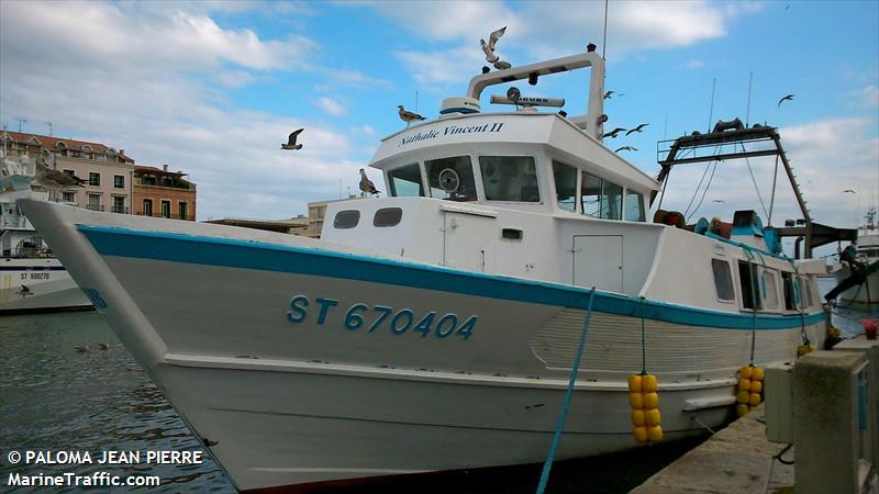 fv nathalievincent2 (Fishing vessel) - IMO , MMSI 227318690, Call Sign FG 8200 under the flag of France