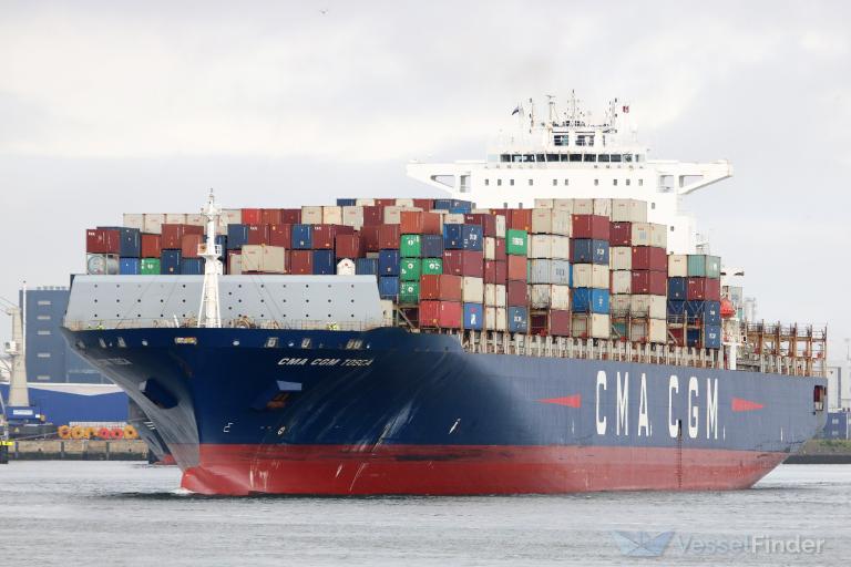 cma cgm tosca (Container Ship) - IMO 9299783, MMSI 228335900, Call Sign FMEL under the flag of France