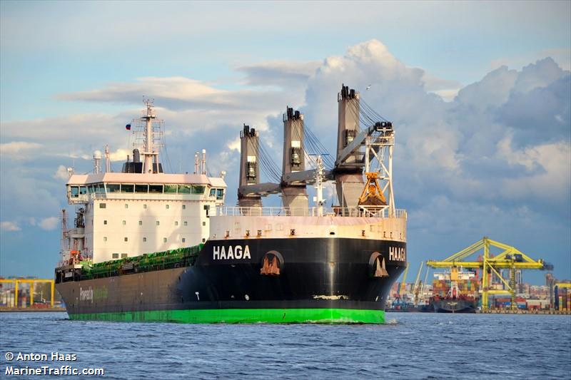 haaga (General Cargo Ship) - IMO 9797632, MMSI 230683000, Call Sign OJSS under the flag of Finland