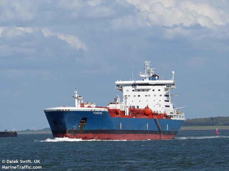 furevik (Chemical/Oil Products Tanker) - IMO 9274666, MMSI 231701000, Call Sign OZ2082 under the flag of Faeroe Islands
