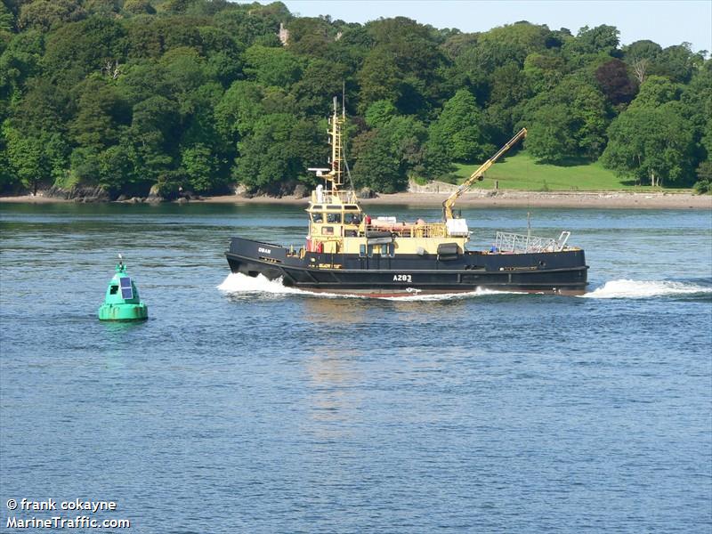 sd oban (Naval/Naval Auxiliary) - IMO 9201580, MMSI 232004686, Call Sign MZRG7 under the flag of United Kingdom (UK)