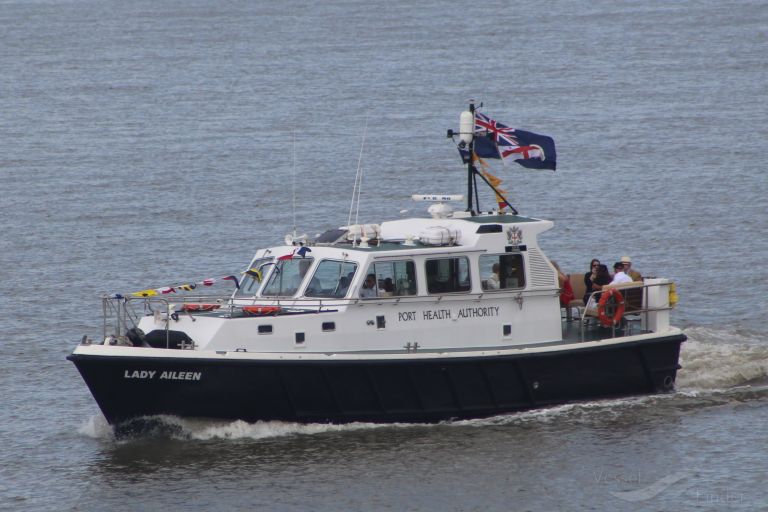 lady aileen (Port tender) - IMO , MMSI 235018153, Call Sign MWUP4 under the flag of United Kingdom (UK)