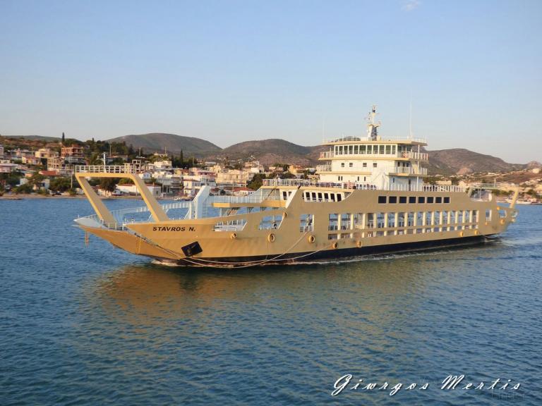 stavros n (Passenger/Ro-Ro Cargo Ship) - IMO 9826005, MMSI 240053300, Call Sign SVA7850 under the flag of Greece