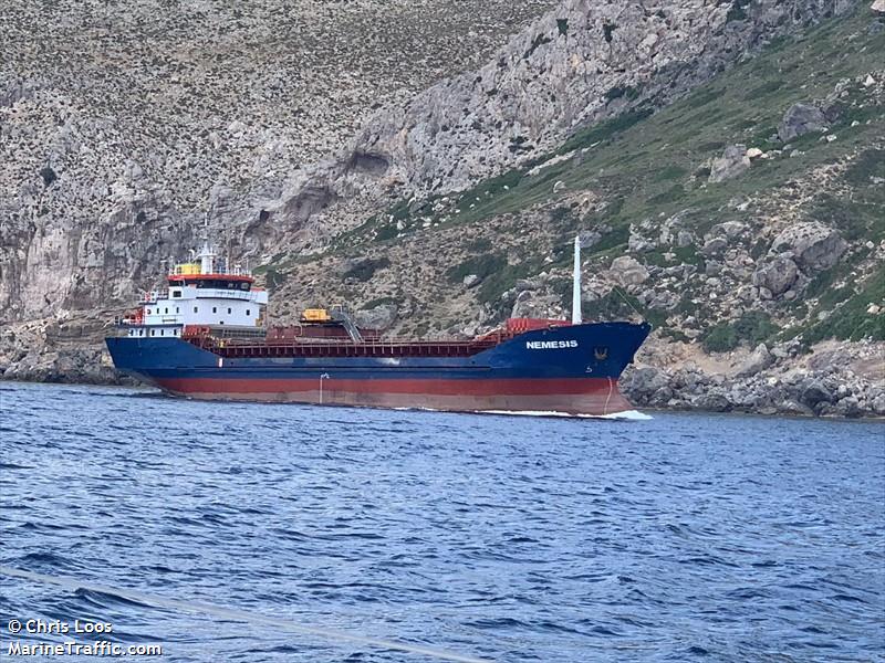 nemesis (General Cargo Ship) - IMO 8102799, MMSI 240179400, Call Sign SVA9121 under the flag of Greece